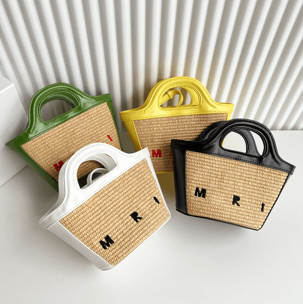 Mini Straw Basket bag Designer bag Summer Raffias rattan bag Womens mens weave Beach bag Luxury handbags woven Shoulder bags tote high quality vacation travel bag