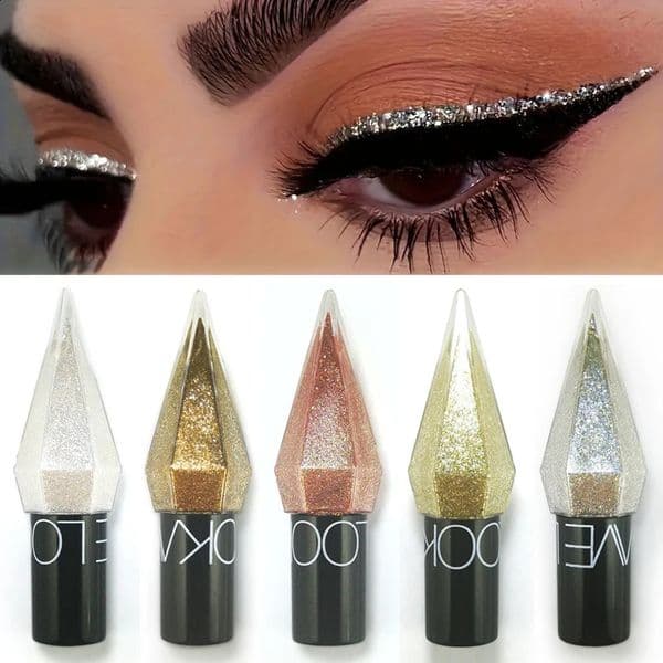 Liquid eye shadow eye highlight diamond sparkle flash eye shadow liquid brightening silkworm eye makeup tool 260317