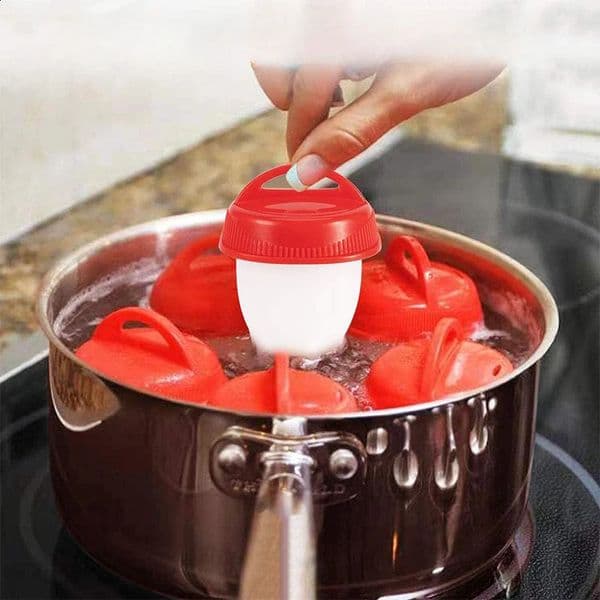 36pcs BPA Free Silicone Egg Boiler Steamer Non-stick Silicone Egg Cook Cups Fast Egg Poacher for Breakfast Kitchen Cooking Tool 260318BJ