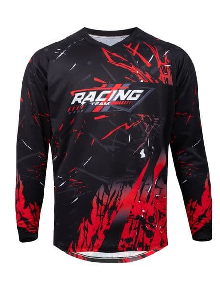 Downhill Cycling Lightweight Quick-Dry Long Sleeve Mens Summer Style MTB Motocross Endurance Race Professional Jersey 260309