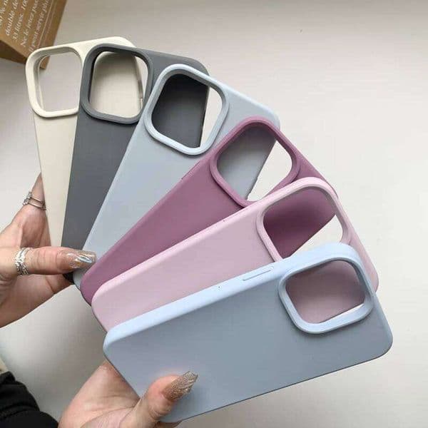Liquid Silicone Case For Apple Iphone 15 14 13 12 11 Pro Max 17 Air 16 Plus Phone Original Official Style Protective Cover