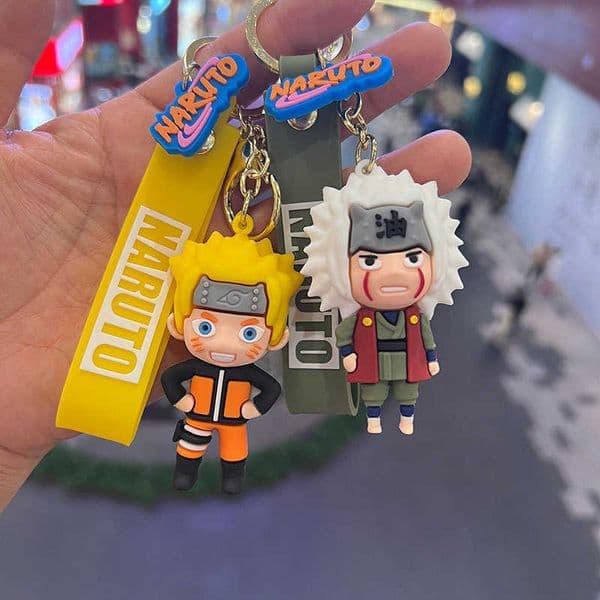 Cartoon Figurine Keychain Couple Bag Keychain Pendant Accessory Car Hanging Decoration Key Ring S260317S2JO
