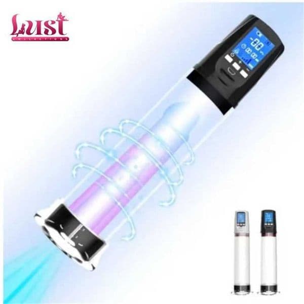 Electric Lcd Male Masturbator Vacuum Enlargement Extend Pump Penis Enlarge Air Pressure Device Sex Toys for Men Ha66