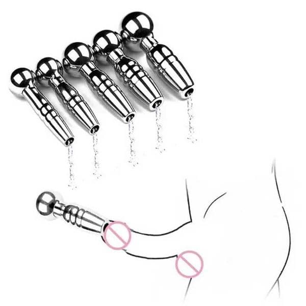 Stainless Steel Male Threaded Urethral Catheter Sounds Penis Plug Rod Dilator Stretching Stimulator Masturbation Adult Sex Toys Ha66