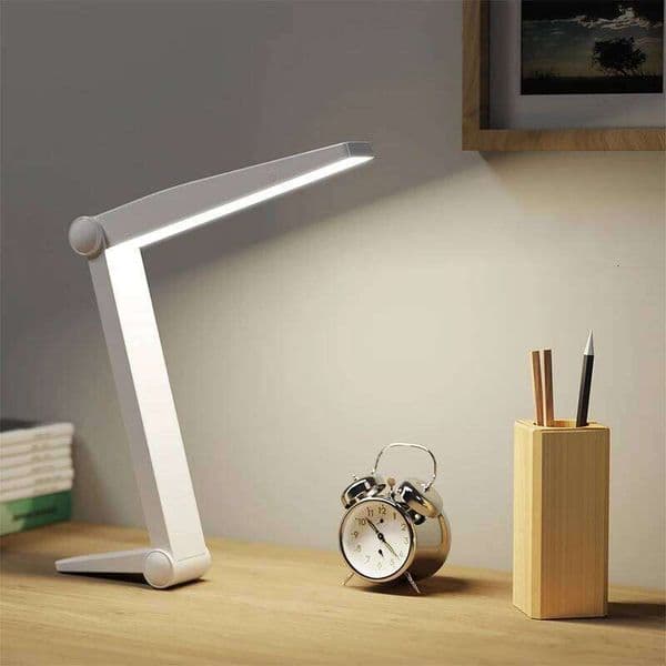 LED Folding Desk Lamp Reading Eye Protection Dimming Lighting Table Lamps Bedside Living Bedroom Charging Night Light 26L0318