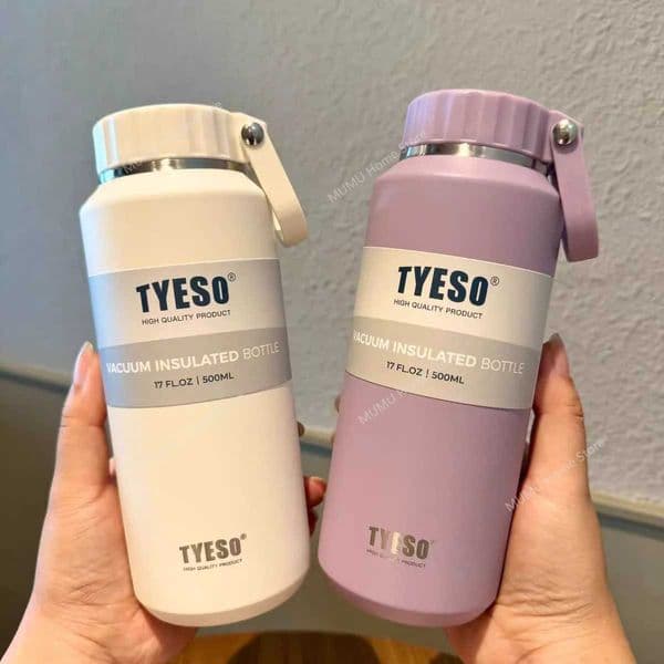 TYESO 510ML/710ML Tyeso Stainless Steel Vacuum Flask Sport Water Bottle Keep Cold and Heat Thermal g Travel Insulated gZ260319 Y260515 Y260515