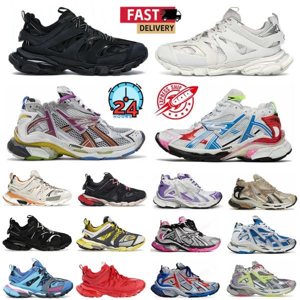 Desinger Casual Shoes Runner 7 7.0 Track Led Sneaker Tracks 3 3.0 Platform Sneakers Luxury Paris Gomma Leather Trainer Extraordinary Mens Women Trainers Size 35-46