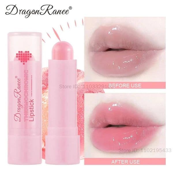 Bestseller Pink Color Changing Balm Lipstick Diamond Jelly Transparent Lip Gloss Lasting Moisturizing Glitter Lipsticks Nourishing Lips Ddmyhappy