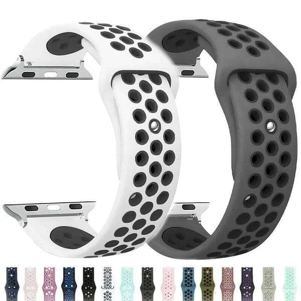 Silicone strap For Watch bands 44 40mm 45 41mm 38mm 42mm belt bracelet for iWatch series se 9 8 7 6 5 3 ultra 2 band 49mm 26L0319