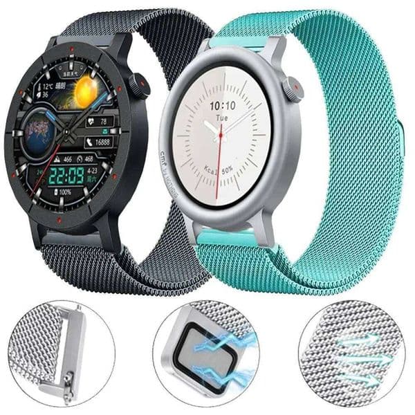 22/20mm Magnetic Milanese Strap for 3 Breathable Bracelet Wristband CMF Watch Pro 2 Replacement Accessories Correa