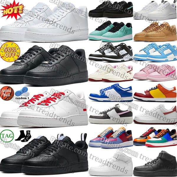 1 One Mens Women Running Shoes White Black Low Shadow Panda Utility Classic Triple Trainers Outdoors Sports Runners Sneakers 2026