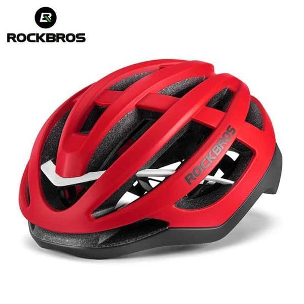 ROCKBROS Bicycle Helmet Breathable Ultralight Integrally-Molded Unisex Shockproof Adjustable Road Bike Helmet Cycling Equipment H260319