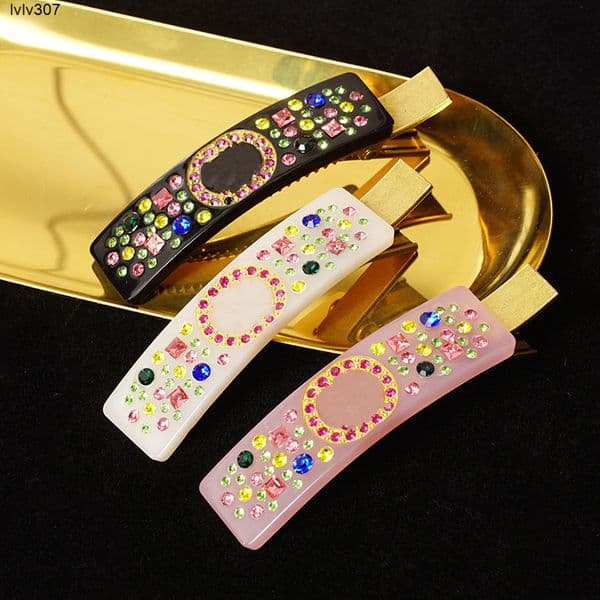 Hair Clips Barrettes Designer Hair Clip Black Vintage Luxury Hair Barrettes New Hairpin Love Gifts Girl Hair Jewelry High Quality Duckbill Hair Clips 2025 New