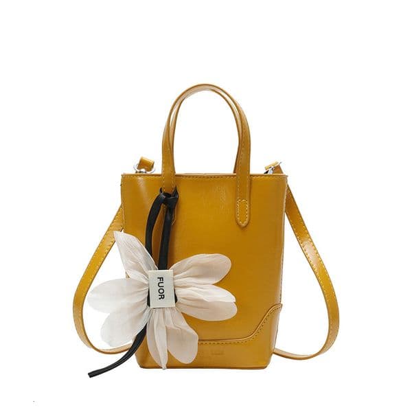 Cross-border floral mobile phone bag for women, 2025 summer new fashion handbag, versatile bucket bag, popular shoulder bag, crossbody bag c47