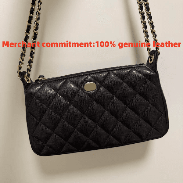 Top quality 25A Martillas Chain Single Shoulder Bag Caviar Mahjong Bag High End Womens Designer Envelope Bag Fashion Makeup Bag Crossbody Bags/lambskin