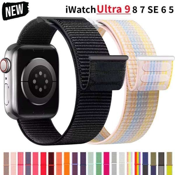 Nylon Strap Watch 10 42 46mm Ultra2 Serie 9 8 7 SE 6 5 3 49mm 45mm 44mm Bracelet for IWatch 42MM 41MM 40mm 38 Correa 26L0319