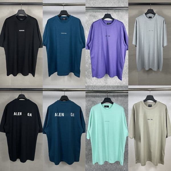 T Shirt Men Designer Heavyweight Cotton Vintage Washed Aged Look Streetwear Fashion Trendy Style Distressed