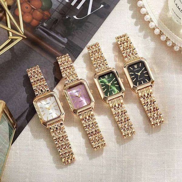 2025 Hot Stainless Steel Strap Watch Women Luxury Gift Wristwatch Student Fashion Simple Square Quartz Watches 26W0319