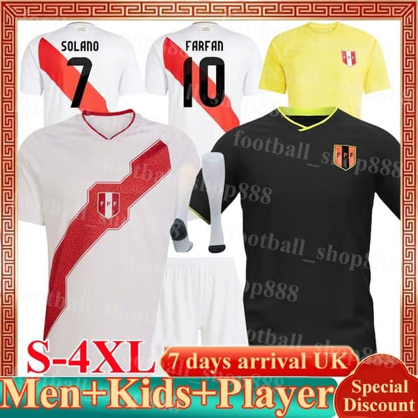4XL Peru 2026 World Cup national football team Soccer Jerseys ARAUJO INGA REYNA GRIMALDO 26/27 Football Shirts VALERA LUIS RAMOS CASTILLO LOPEZ Men Kids Kit Socks Sets