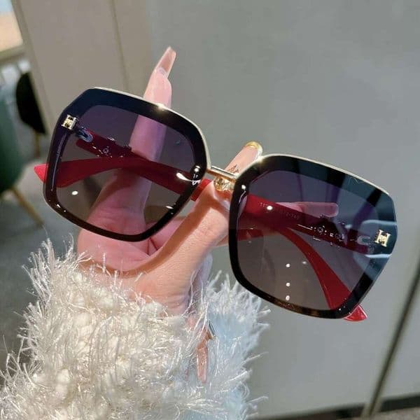 New Polarized Fashion Internet Celebrity Versatile UV Protection Square Frame Trendy Women's Sunglasses Chunjinqiuli