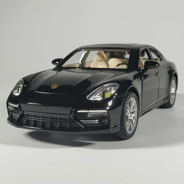 124 Porsche Panamera Alloy Metal Diecast Model Car Sound And Light Pull Back Miniauto Vehicle Mini GT Holiday Present With Boys L260319 C260323