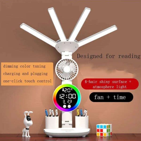 LED Folding Eye Protection Reading Special Bedroom Bedside Modern Simple Dormitory Charging Desk Lamp 26H0318