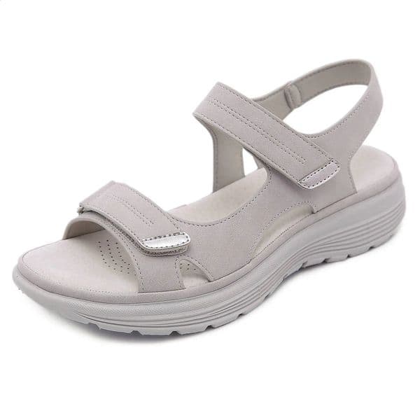 EOFK Womens Summer Walking Sandals Air Cushion Support Platform Ankle Strap Shoes Comfortable Casual Wedge 260319