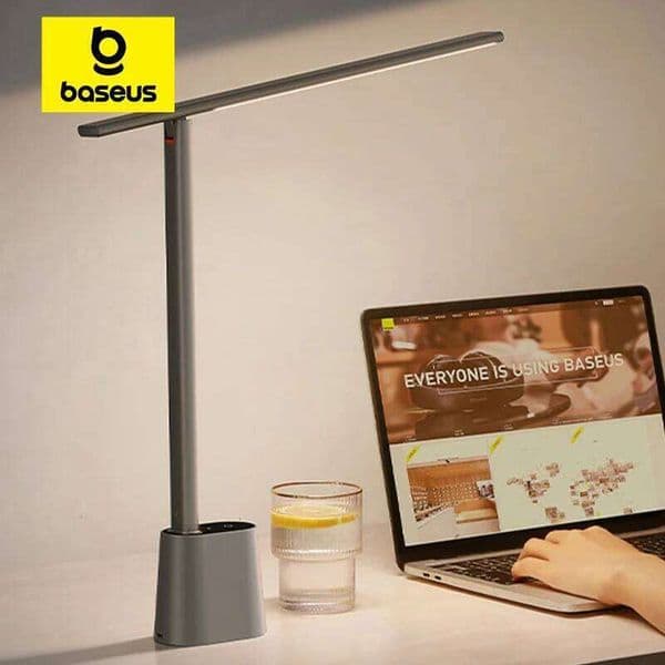 Baseus LED Desk Eye Protection Study Dimmable Office Light Foldable Table Smart Adaptive Brightness Bedside Read Lamp 26H0319