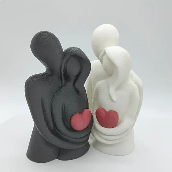 3D Printing Embracing Couple Decoration Ornaments Modern Love Statues Art Perfect Gifts 260319
