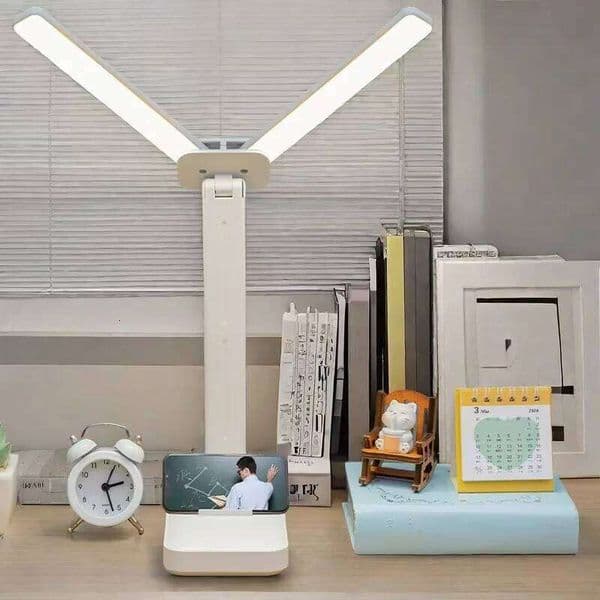 LED USB Rechargeable Table Lamp 3 Levels Dimmable Touch Lighting Eye Protection Foldable For Bedroom Desk Light 26H0319