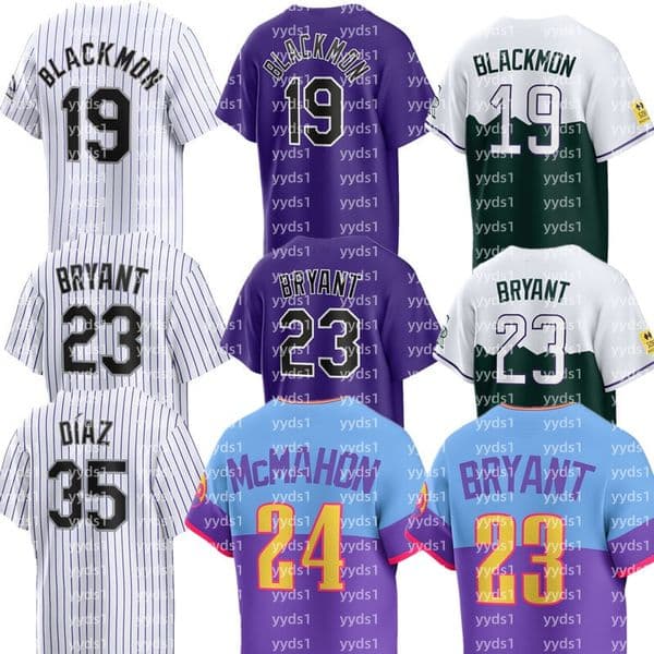 Custom MLB Rockies Baseball Jersey Matt Holliday Charlie Blackmon Kris Bryant Brenton Doyle Hunter Goodman Jordan Beck Ezequiel Tovar Willi Castro Kyle Freeland