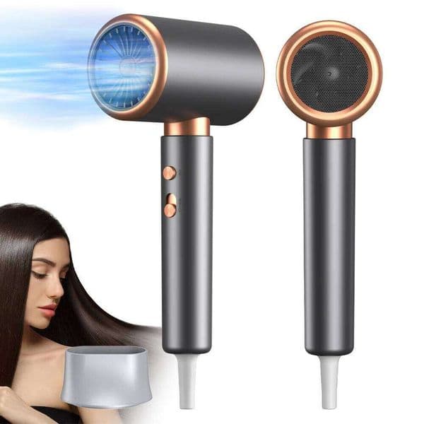 3th Gear Professional Hair Negative Lonic Blow Hot Cold Wind Air Brush Hairdryer Strong Power Dryer Salon Tool 2400W 26Y0318
