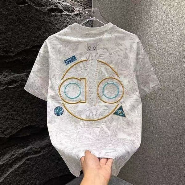 Designer Brand Tees T Shirts Top Quality Pure Cotton Short Sleeve Shirt Simple Letter Printed Summer Casual Men Clothing1