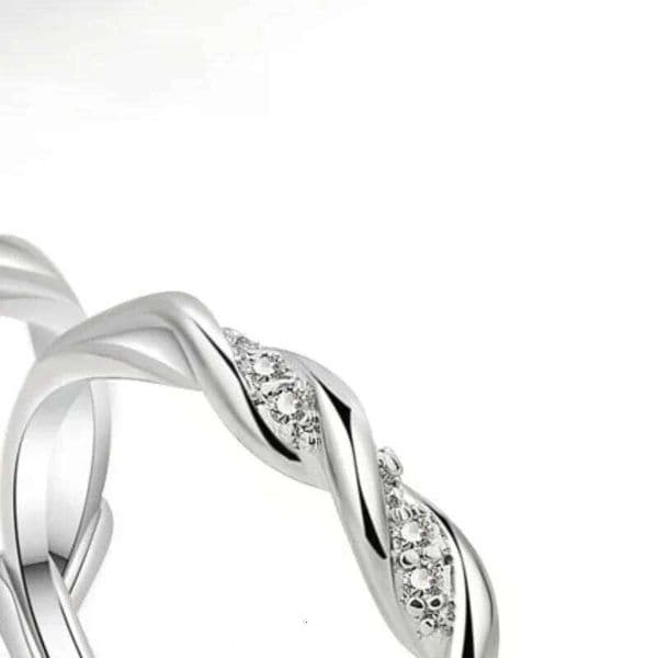 Couple Ring HipHop Boudoir Ins niche design For Women Men Birthday Jewelry Adjustable S260318