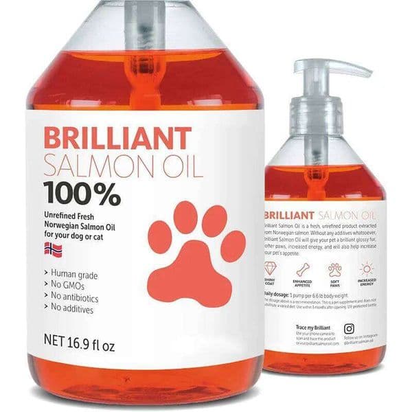 200Ml Salmon Fish Oil Pets, 21 Omega Fatty Acids, Natural Nutritional Supplement For Dogs And Cats