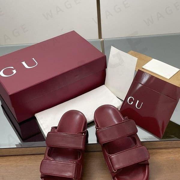 2026 New Summer Magic Slide Sandals for Women, Letter Design Thick Sole Rhinestone Beach Shoes, Wear-Resistant Outdoor Casual Slides -3