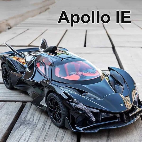 1/24 Apollo IE Alloy Car Model Super Sports Car Toys Simulation Diecasts Toy Vehicles Decoration For Kids Boys Christmas Gifts L251210RFCO L260319 C260323