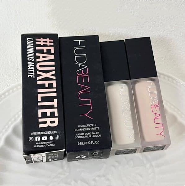 Luxury New Huda maquillaje Beauty 9Ml Faux Filter Liquid Concealer For Undereyes Long Lasting Luminous Matte Eyes Foundation Free Shipping
