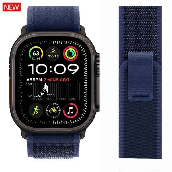trail loop For watch ultra 3 2 Band 49mm 44mm 40mm 45mm 41mm 42mm correa bracelet iWatch series 7 se 8 9 10 11 46mm straps 26L0319