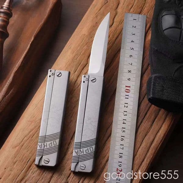 Theone pocket knife couteau balisong Free-Swing Folding knife D2 Blade CNC All-Steel fixed blade knife Handles Radish Tactical Pocket Knives BM42 EDC Tools