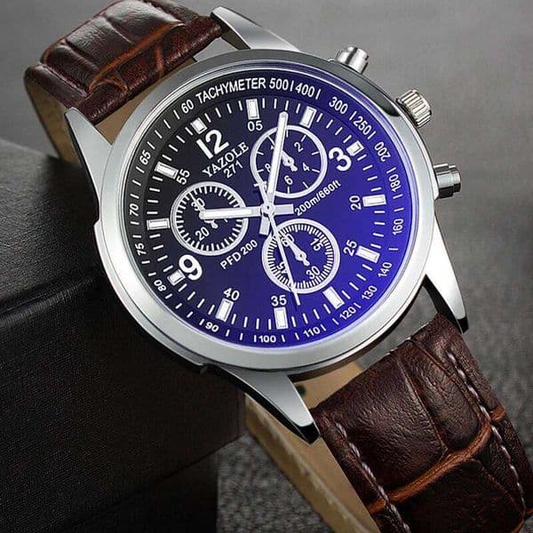 YAZOLE Brand Quartz for New Fashion Blue-ray Men's Watches Waterproof Casual Business Men Watch Relogio Masculino 26Y0319