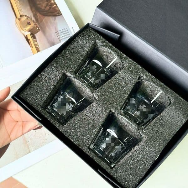 High-end Family Crystal Glass Wine Glass Set for Personal Use and Gift-giving