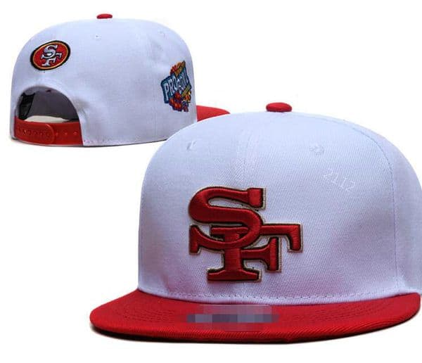 2026 Men's Classic cap SF 49 San Francisco Flat Peak super bowl Snapack Strapback Snapback Closed Caps Fashion Hip Hop Women Baseball Sports All Team Fitted Hats a38