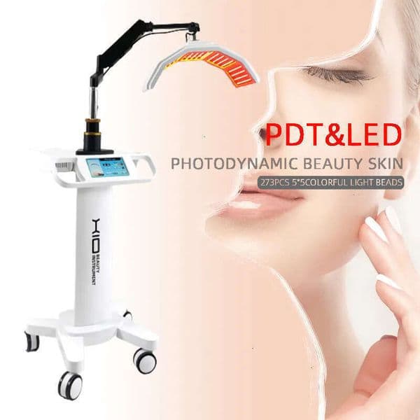 CE Certified LED PDT Skin Rejuvenation Freckle Sunburn Wrinkle Removal Wound Healing Relaxation Massage Use Center With 7 Colors Light