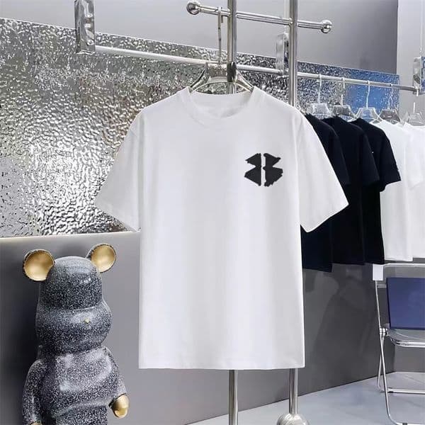 Men's Plus Tees & Polos Round neck embroidered and printed polar style summer wear with street pure cotton M set shorts tshirt R6319C2