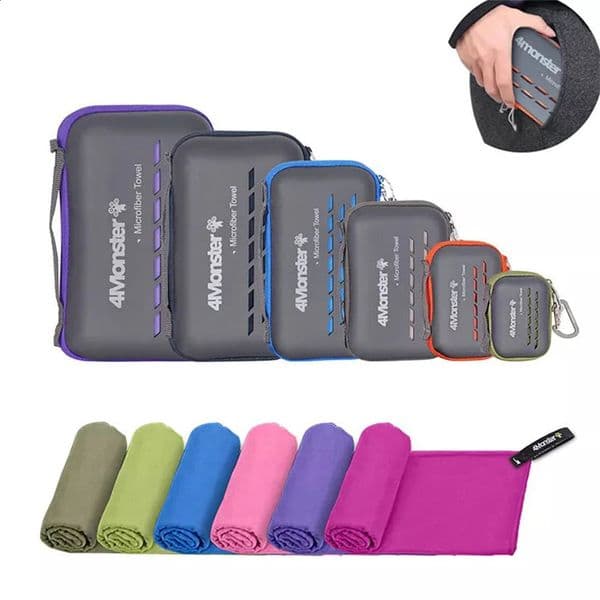 Beach Towel Super Absorbent Fast Drying Microfiber Towel Ultra Soft Compact Gym Towel Sea Big Towel 260318