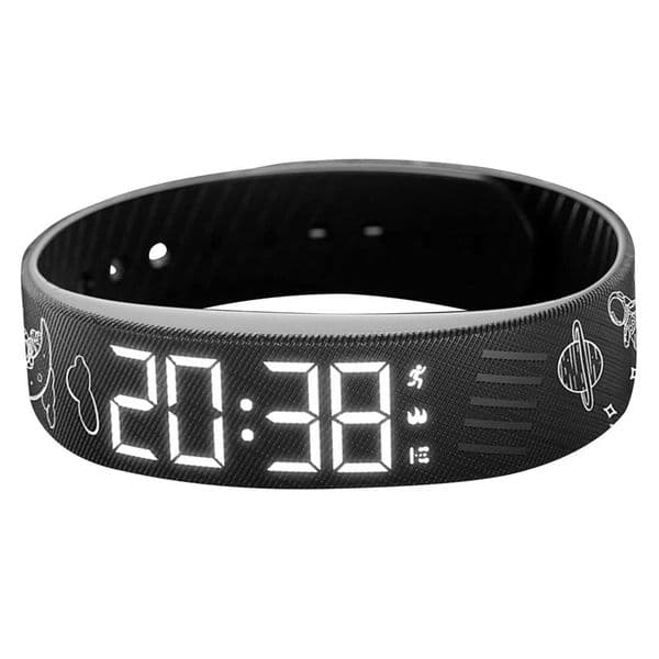Vibrating Alarm Wristband Waterproof Alarm Clock Watches with Step Counter Silent Wrist Shock Bands Smart Bracelet D260319