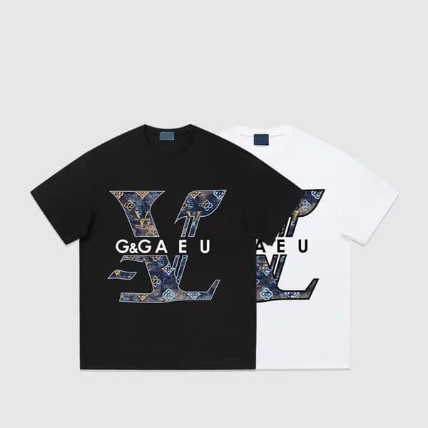 Men's T-Shirts Designer Brand Tees T Shirts Top Quality Pure Cotton Short Sleeve Shirt Simple Letter Printed Summer Casual Men Clothing Size