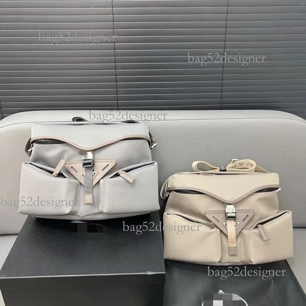 Designer bag Luxury bag P New Double Shoulder Bag Parachute Nylon Waterproof Unisex Large Capacity Casual Sports Laptop Backpack