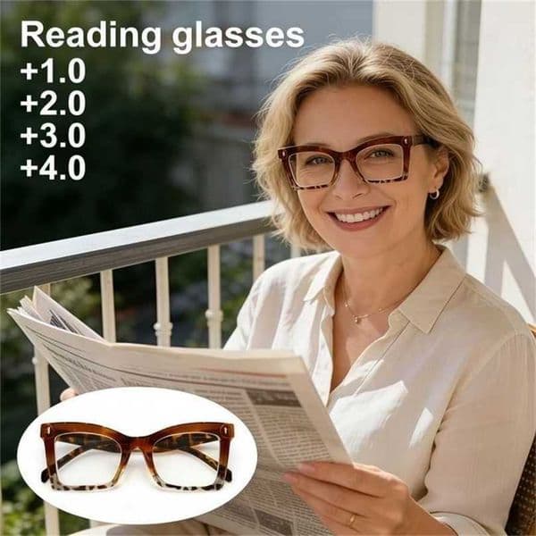 European and American fashionable reading glasses lightweight anti blue light and anti eye fatigue reader suitable for both me 8HN4